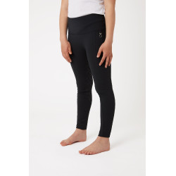 Legging de cobertura total Gillian para criança Horze Preto