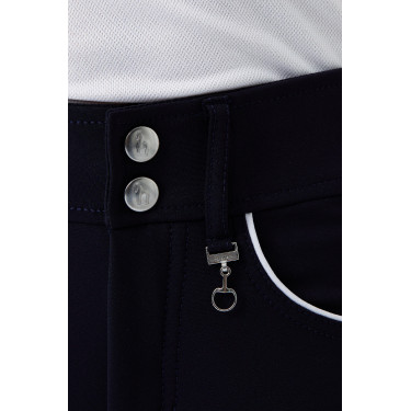 Calça de equitação com fundo de camurça Infantil Horze Aubrey Calça de equitação com fundo de camurça Infantil Horze Aubrey