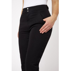 Calça de equitação térmica acolchoada Dana feminina B Vertigo Preto Calça de equitação térmica acolchoada Dana feminina B Vertigo Preto