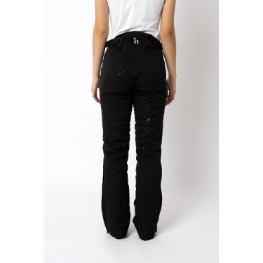 Calça de equitação com estampa de silicone Adeline feminina Horze Calça de equitação com estampa de silicone Adeline feminina Horze