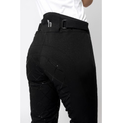 Calça de equitação com estampa de silicone Adeline feminina Horze Preto Calça de equitação com estampa de silicone Adeline feminina Horze Preto