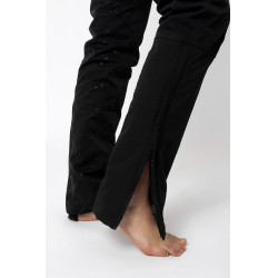 Calça de equitação com estampa de silicone Adeline feminina Horze Preto Calça de equitação com estampa de silicone Adeline feminina Horze Preto