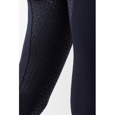 Calça de equitação cintura alta Tara silicone com grip completo feminino Horze Azul-marinho escuro Calça de equitação cintura alta Tara silicone com grip completo feminino Horze Azul-marinho escuro