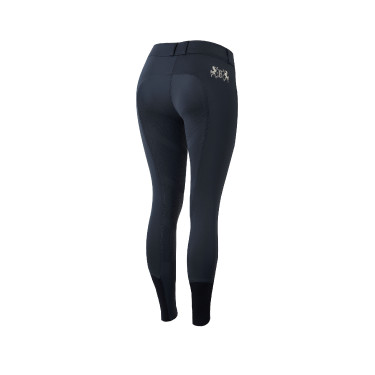 Calça de equitação Meghan com grip de silicone em fundo integral feminino B Vertigo Calça de equitação Meghan com grip de silicone em fundo integral feminino B Vertigo