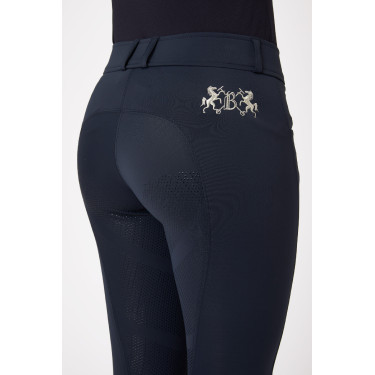 Calça de equitação Meghan com grip de silicone em fundo integral feminino B Vertigo Calça de equitação Meghan com grip de silicone em fundo integral feminino B Vertigo