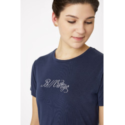 Polo de competição de manga curta Daniele feminino B Vertigo Azul-marinho escuro Polo de competição de manga curta Daniele feminino B Vertigo Azul-marinho escuro