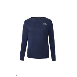 Camiseta de mangas compridas Daniele feminina B Vertigo Azul-marinho escuro Camiseta de mangas compridas Daniele feminina B Vertigo Azul-marinho escuro