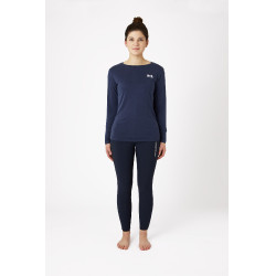 Camiseta de mangas compridas Daniele feminina B Vertigo Azul-marinho escuro Camiseta de mangas compridas Daniele feminina B Vertigo Azul-marinho escuro