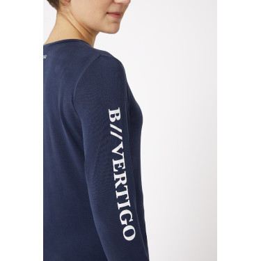 Camiseta de mangas compridas Daniele feminina B Vertigo Camiseta de mangas compridas Daniele feminina B Vertigo