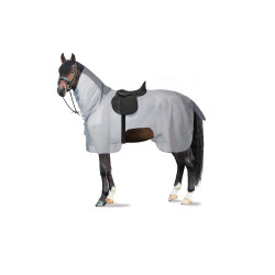 Camisa cobertura anti-moscas Orleans Quarter para trabalho montado Horze Cinza high rise Cinzento