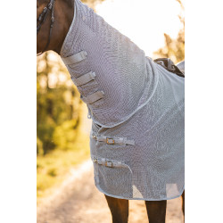 Camisa cobertura anti-moscas Orleans Quarter para trabalho montado Horze Cinza high rise Cinzento