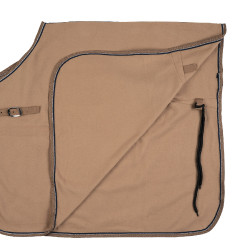 Cobre-rins manta de lã Kiel Horze Castanho claro