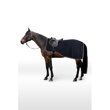 Fleece zadeldeken Kiel Horze Azul-marinho escuro Fleece zadeldeken Kiel Horze Azul-marinho escuro