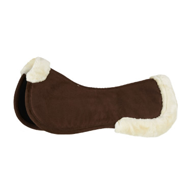 Amortecedor de espuma com memória de forma com pelo sintético Horze Castanho Amortecedor de espuma com memória de forma com pelo sintético Horze Castanho