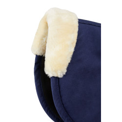 Amortecedor de espuma com memória de forma com pelo sintético Horze Azul escuro Amortecedor de espuma com memória de forma com pelo sintético Horze Azul escuro