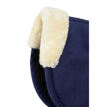 Amortecedor de espuma com memória de forma com pelo sintético Horze Azul escuro Amortecedor de espuma com memória de forma com pelo sintético Horze Azul escuro