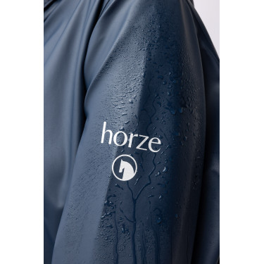 Impermeável Horze Hazel feminino longo com aberturas Impermeável Horze Hazel feminino longo com aberturas