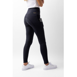 Legging Horze Mathilde com fundo de silicone feminino Azul-marinho escuro Legging Horze Mathilde com fundo de silicone feminino Azul-marinho escuro