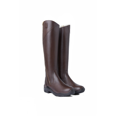 Botas forradas de couro Horze Aspen feminino Botas forradas de couro Horze Aspen feminino