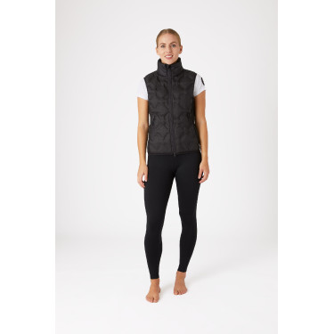 Colete de equitação sem mangas Horze Shelly feminino Preto Colete de equitação sem mangas Horze Shelly feminino Preto