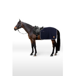 Cobre-rins Augusta B em lã Vertigo Azul-marinho escuro Cobre-rins Augusta B em lã Vertigo Azul-marinho escuro