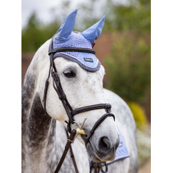 Touca anti-moscas LeMieux Esme Milho azul Touca anti-moscas LeMieux Esme Milho azul