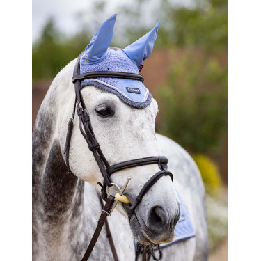 Touca anti-moscas LeMieux Esme Milho azul Touca anti-moscas LeMieux Esme Milho azul