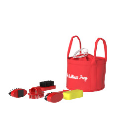 Kit de limpeza Mini Pônei LeMieux Chilli Vermelho