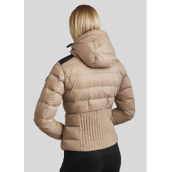Casaco Montar MoAthena refinado feminino Latté Castanho