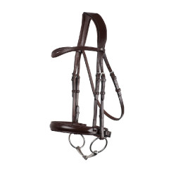 Bridão Montar Normandie couro curtido Castanho Bridão Montar Normandie couro curtido Castanho