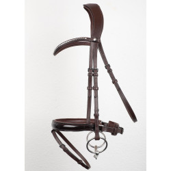 Bridão Montar Normandie Deluxe couro curtido Castanho Bridão Montar Normandie Deluxe couro curtido Castanho