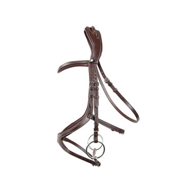 Bridão Montar US Excellence Adapt couro curtido Castanho
