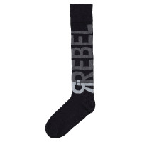 Meias Montar logo Rebel Preto