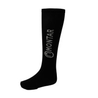 Meias Montar Nylon 3 pares Preto