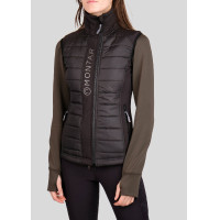 Colete acolchoado sem mangas Montar Emma feminino Preto Colete acolchoado sem mangas Montar Emma feminino Preto