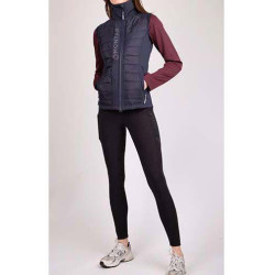 Colete acolchoado sem mangas Montar Emma feminino Marinho Azul-marinho