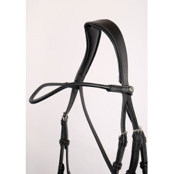 Frontal Montar couro redondo curvado