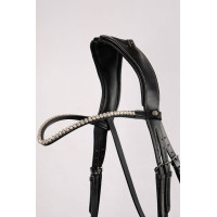 Frontal Montar Fair cristal claro curvado Preto