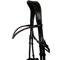 Frontal Montar Fair cristal ameixa curvado Preto