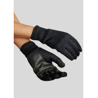 Luvas Montar softshell escovado digital Preto