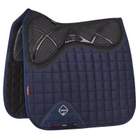 Tapete LeMieux X-Grip Twin Sided Dressage Square Azul-marinho