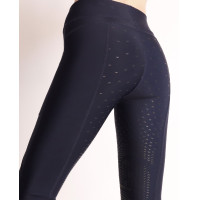 Legging Montar Linnea full grip feminino Marinho Azul-marinho
