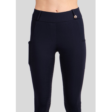 Legging de Equitação Michelle com logo e full grip feminino Legging de Equitação Michelle com logo e full grip feminino