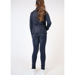 Legging Montar Selena Junior full grip Marinho Azul-marinho