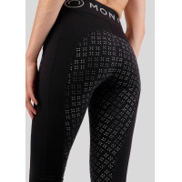 Legging Montar Selena logo full grip feminino Preto