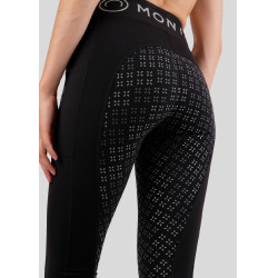 Legging Montar Selena logo full grip feminino Preto