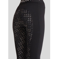 Legging Montar Selena logo full grip feminino Preto