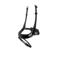 Muserola Montar Bretanha Deluxe Verniz couro curtido Preto Muserola Montar Bretanha Deluxe Verniz couro curtido Preto