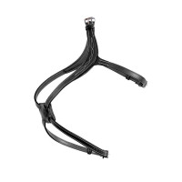 Muserola Montar Lyon couro curtido Preto Muserola Montar Lyon couro curtido Preto