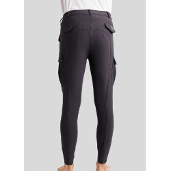 Calça cargo de equitação masculina Marinho Azul-marinho